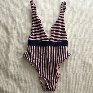 Aerie Plunging V Neck Suit